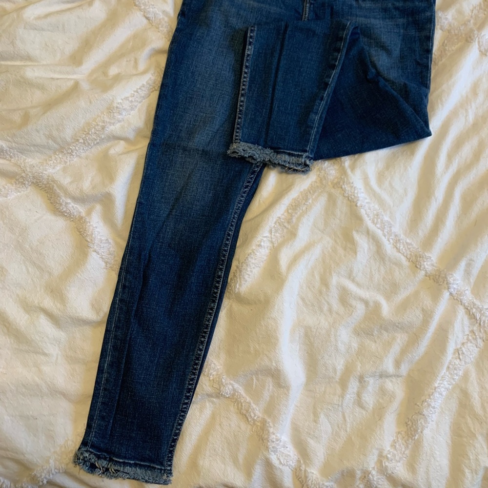 Fringe Cuff Skinny Jeans - Sam Edelman